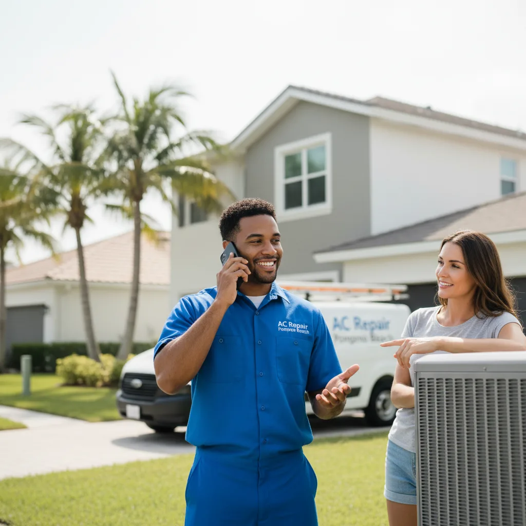 AC Repair Pompano Beach customer support in Edna